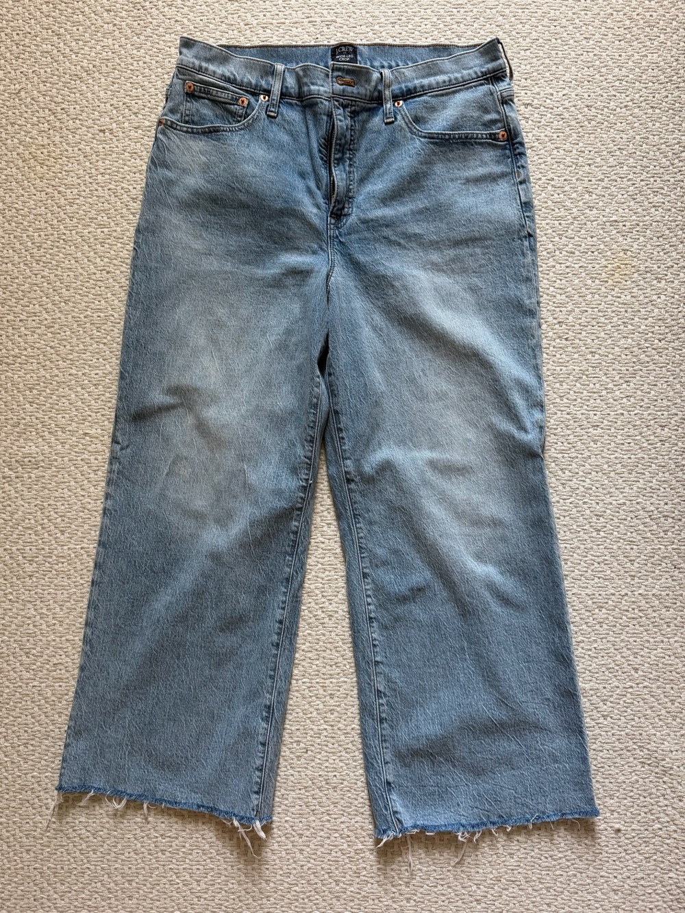 👖 J. Crew Wide Leg Cropped Leg Jeans (Size 31)